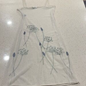 MOSCHINO Vintage Floral Sheer Slip Dress